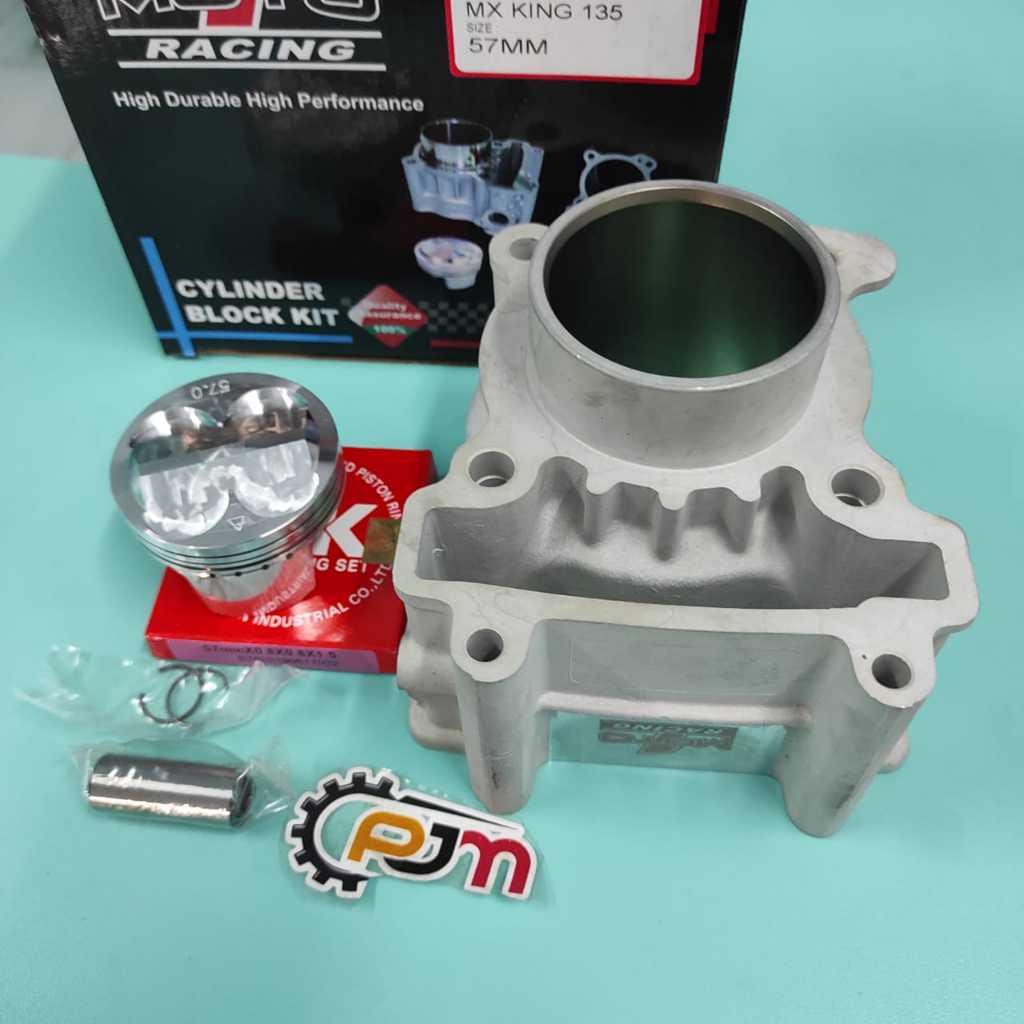 BLOK SEHER CYLINDER JUPITER MX VIXION MX KING 57MM KERAMIK MOTO1 RACING