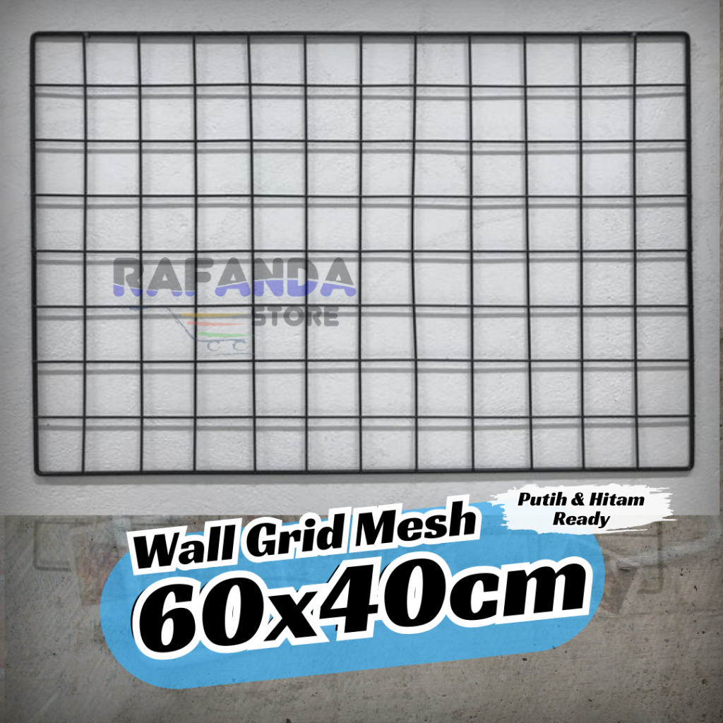 RB Wall Grid 60x40cm Ram Besi Bingkai Poto Polaroid Hiasan Dinding Dan Gantungan Aksesoris