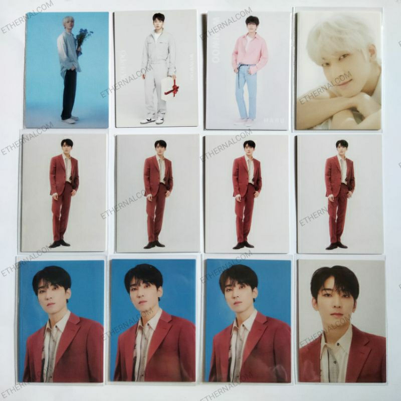 [Baca Deskrispi] Trading Card Japan Wonwoo Official TC PC Photocard Be The Sun Bets Ode To You Haru 