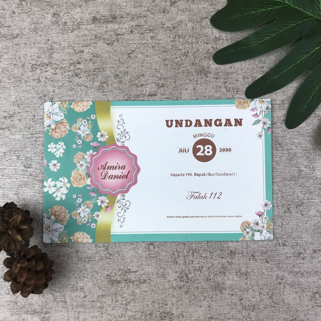 Blangko Undangan Pernikahan Falah 112 Termurah