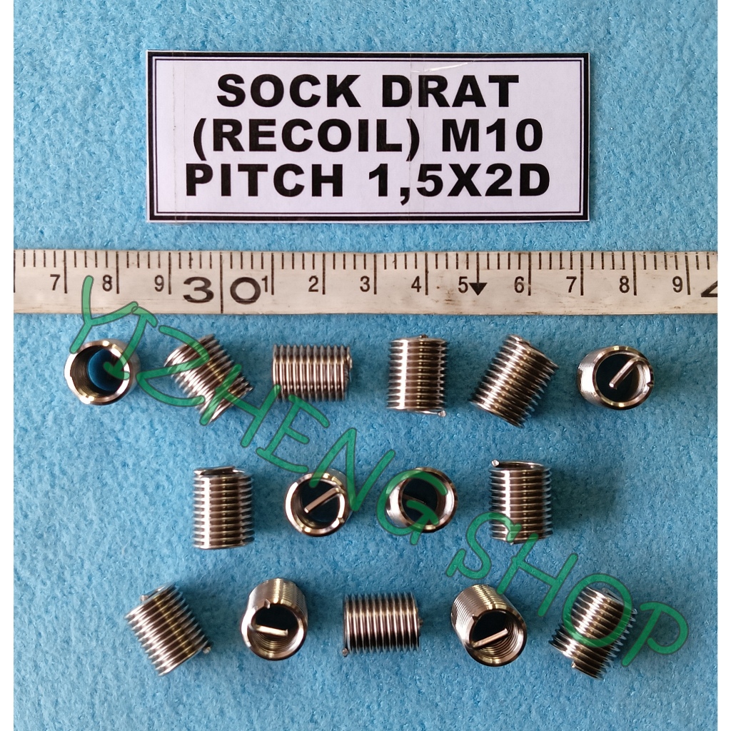 SOCK DRAT (RECOIL) M10 PITCH 1,5 X 2D