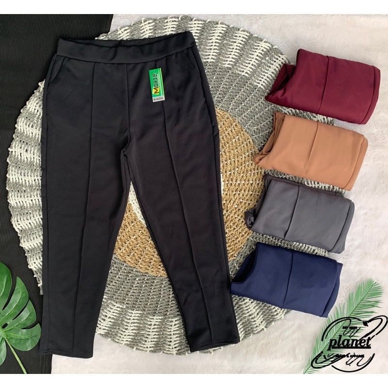 Celana Panjang Wanita Bahan Scuba