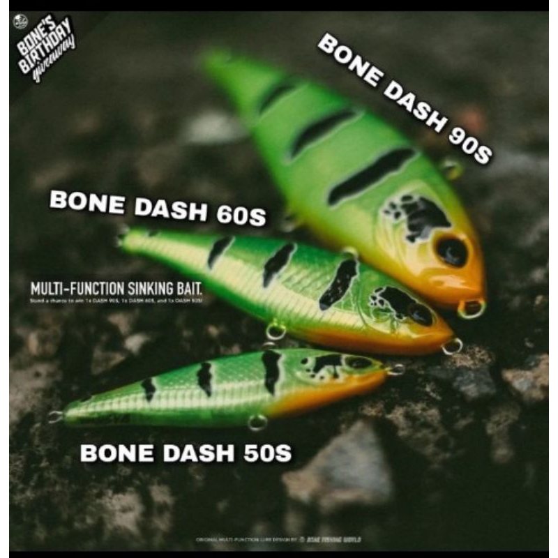 Lure minnow BONE DASH 50S