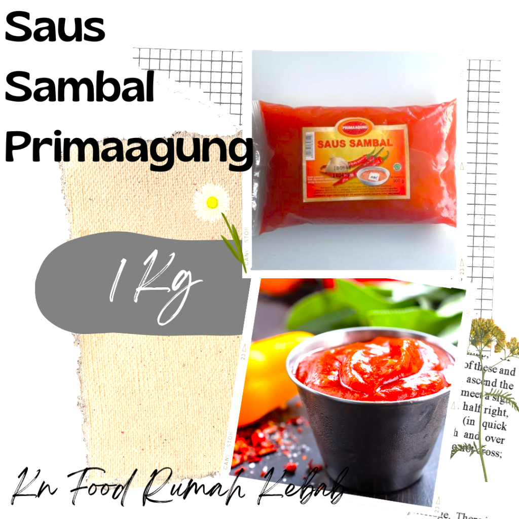 

Saos sambal prima 900 gram / Saus Sambal
