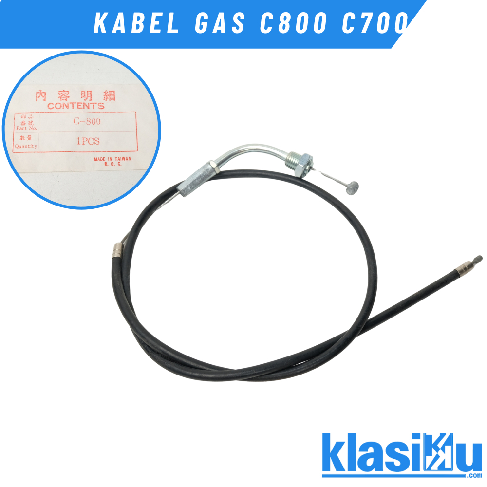 Kabel Gas Tali Olor Gas Honda Supercup C700 C800 Astrea 800 Star Taiwan Nos