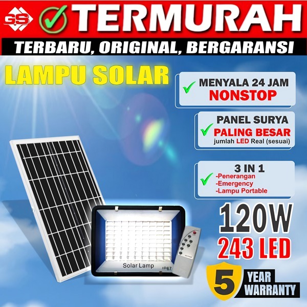 Lampu LED Solar Panel / Lampu Solar / Solar Panel
