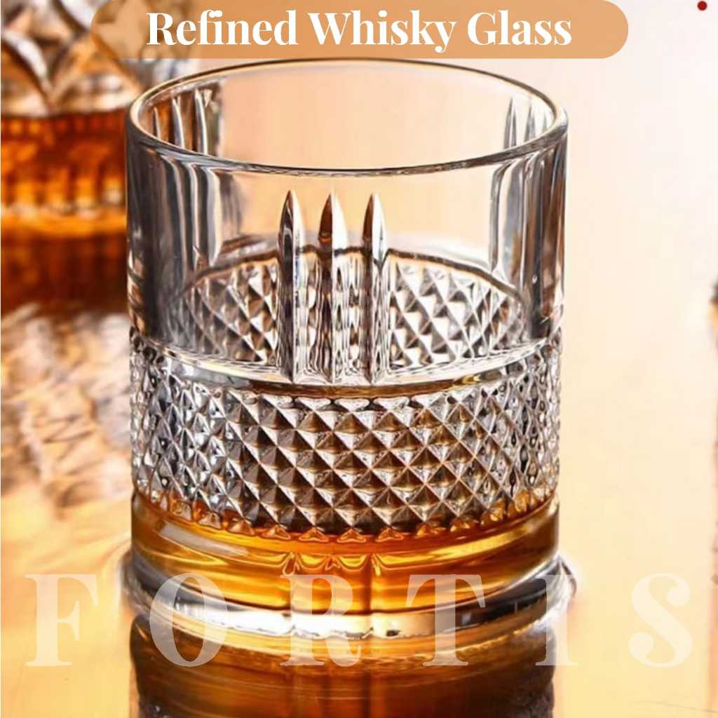 The Refined Whisky Glass Classic Gelas Whiskey Premium Glassware
