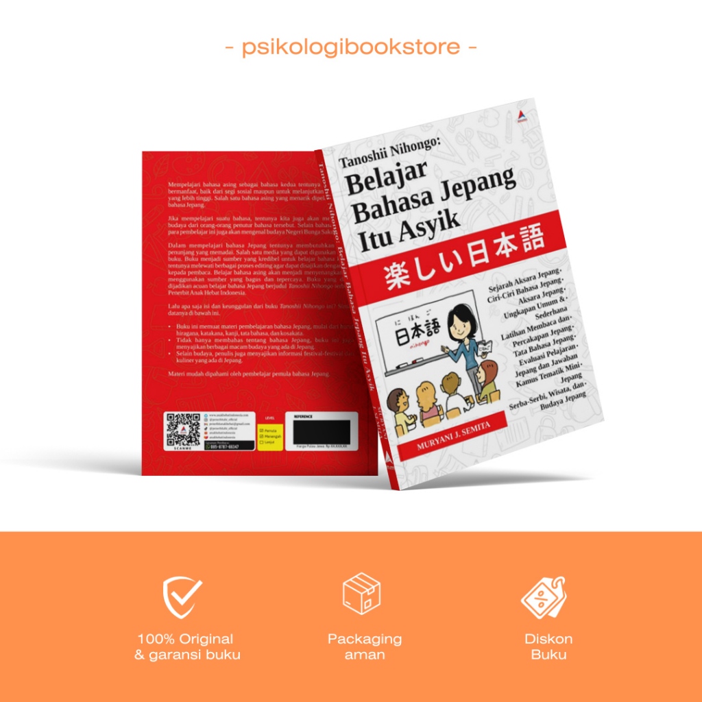 Buku Belajar bahasa jepang itu asyik - Tanoshii nihongo