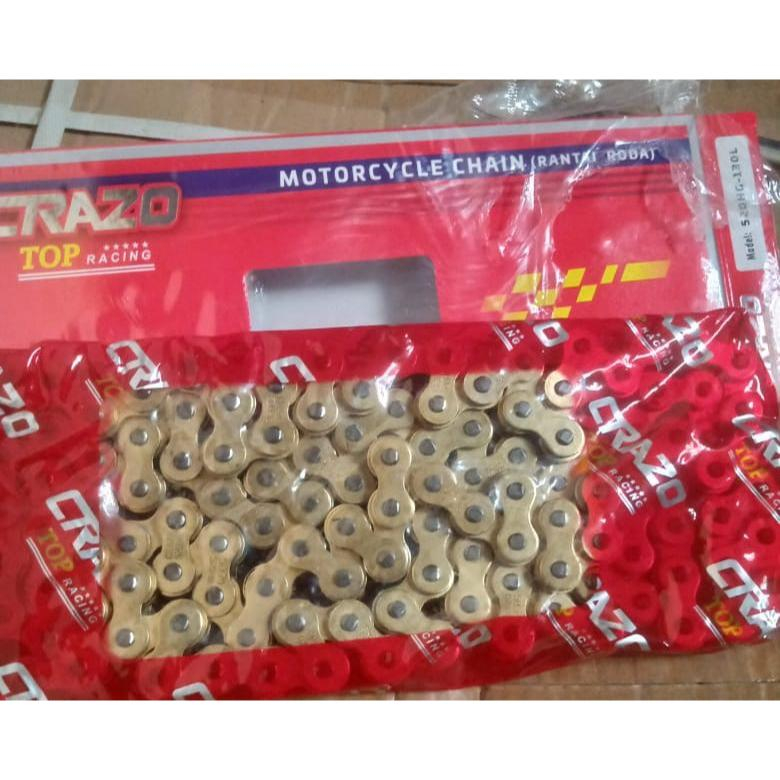 Rantai Gold 520HG 130 Rante Gold 520 Rante Gold 520 130 Rantai Motor Gold Chain CRAZO