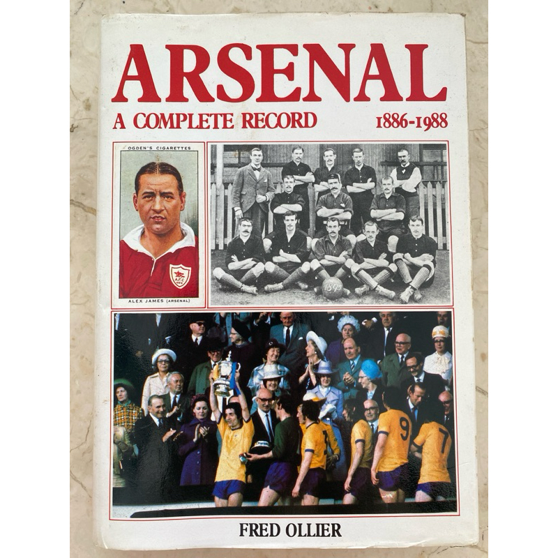 preloved buku bola ARSENAL A COMPLETE RECORD 1886-1988