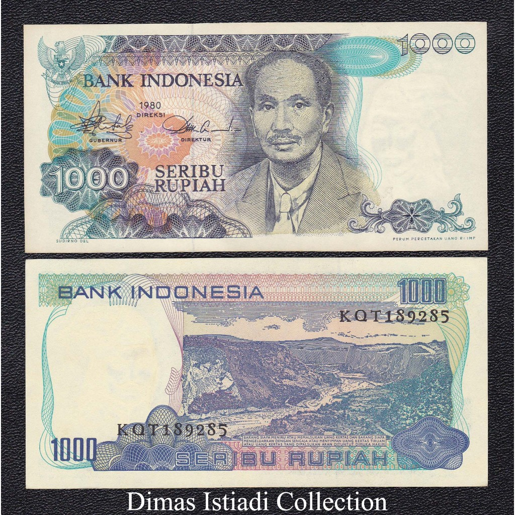 Uang Kuno 1000 Rupiah 1980