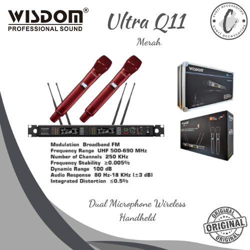 Wisdom Q11 Microphone Wireless Original Q-11