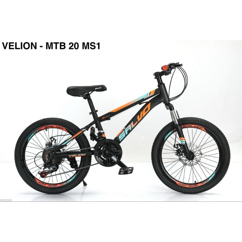 sepeda gunung mtb 20 inch velion salvo