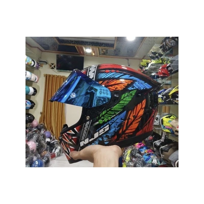 HELM NJS ZX1 MORPHEUS PAKET GANTENG