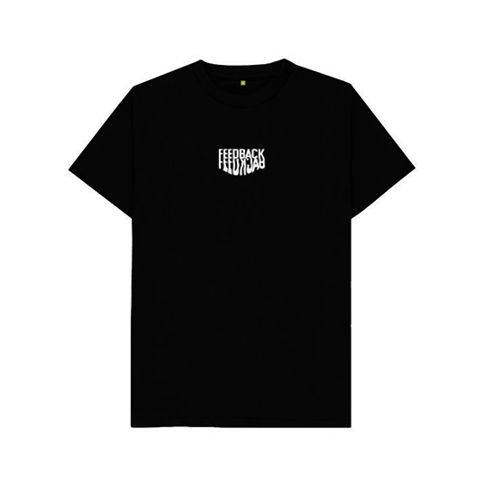 Kaos Hitam Reguler Feedback / T-shirt Cotton Combed 24S - Relooked