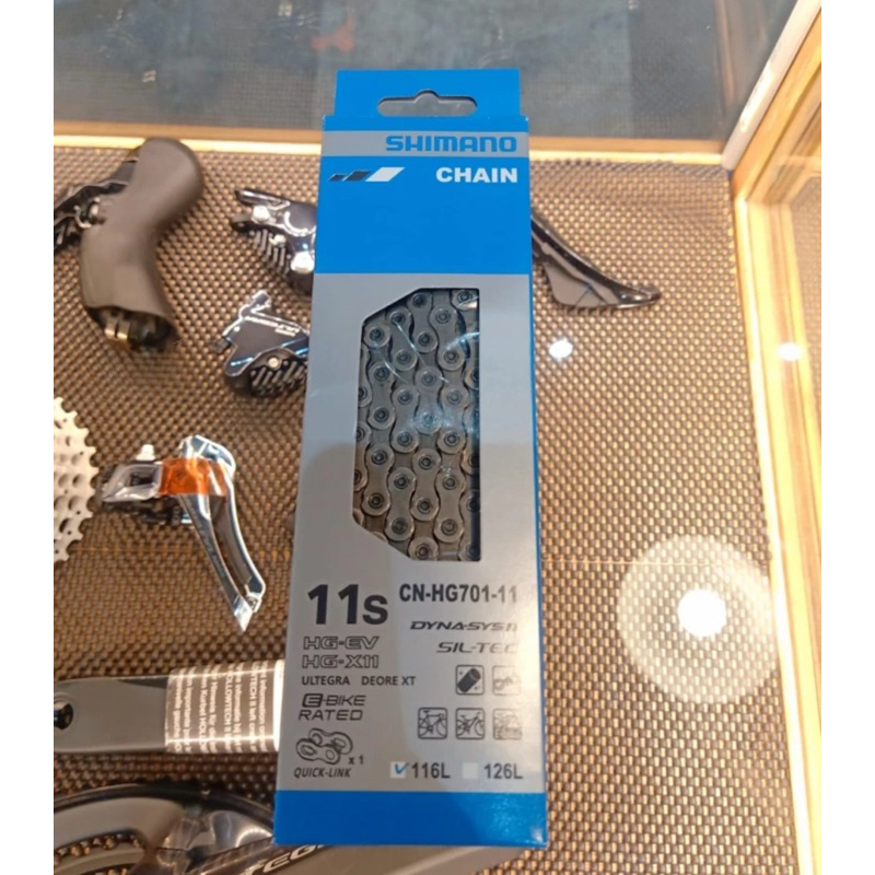 L. chain shimano 11 speed shimano cn-hg701 rantai shimano ultegra 11 speed