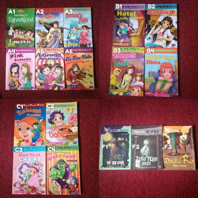 KECIL KECIL PUNYA KARYA KKPK FANTASTEEN PRELOVED // NOVEL BUKU CERITA ANAK BEKAS ORIGINAL MURAH