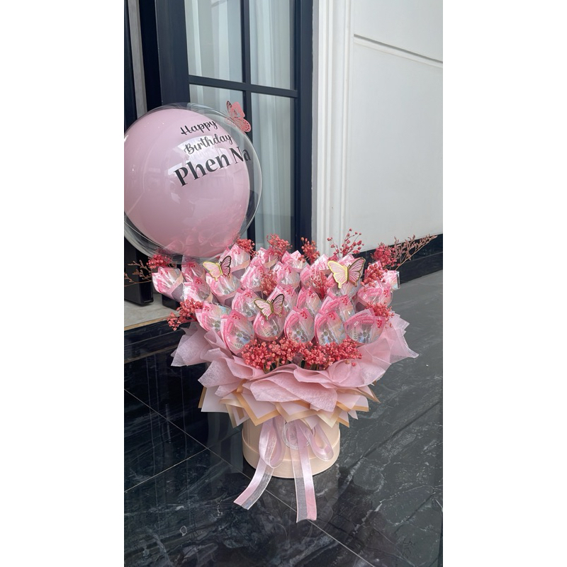 JT Florist / souvenir bunga / bucket buket bunga / karangan bunga / bloom box money flowers