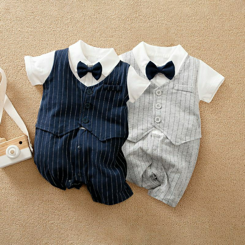 BabyChic - Marco Tuxedo | Tuxedo Bayi Tuxedo Anak Laki-Laki Jumper Tuxedo