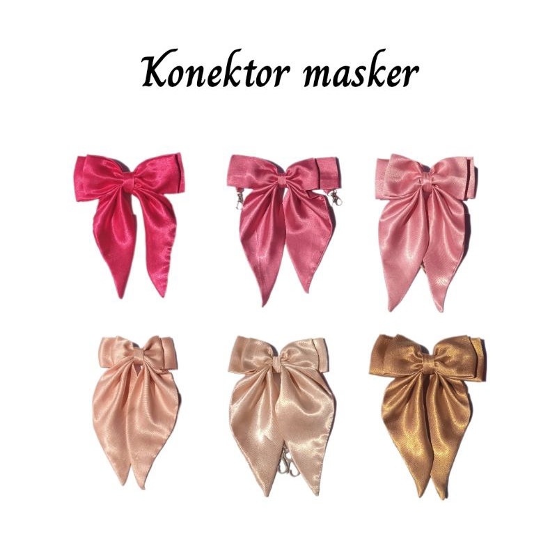 konektor masker pita pengait masker pita strap masker pita aksesoris hijab pita aksesoris lucu akses