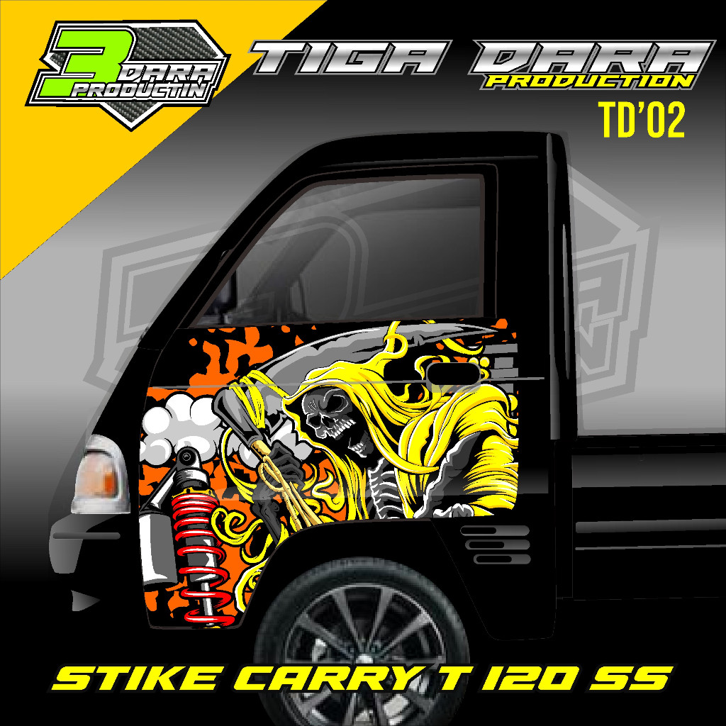 STICKER MOBIL STICKER DECAL PINTU PICK UP CARRY T 120 SS, L300, GRANMAX / STIKER MOBIL PICK UP 02