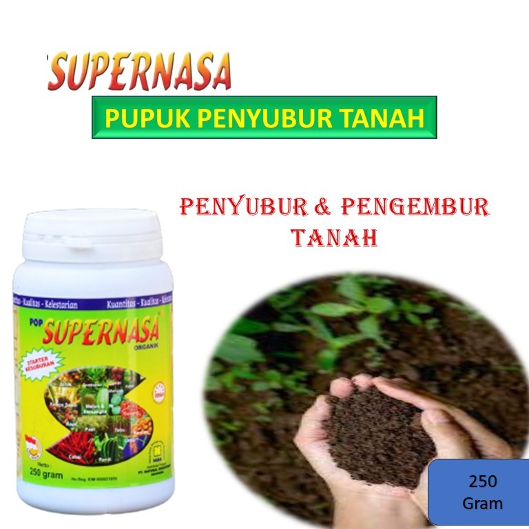Pupuk Organik Supernasa / Penyubur tanah organik / Pupuk penyubur tanah / pupuk untuk penyubur tanah