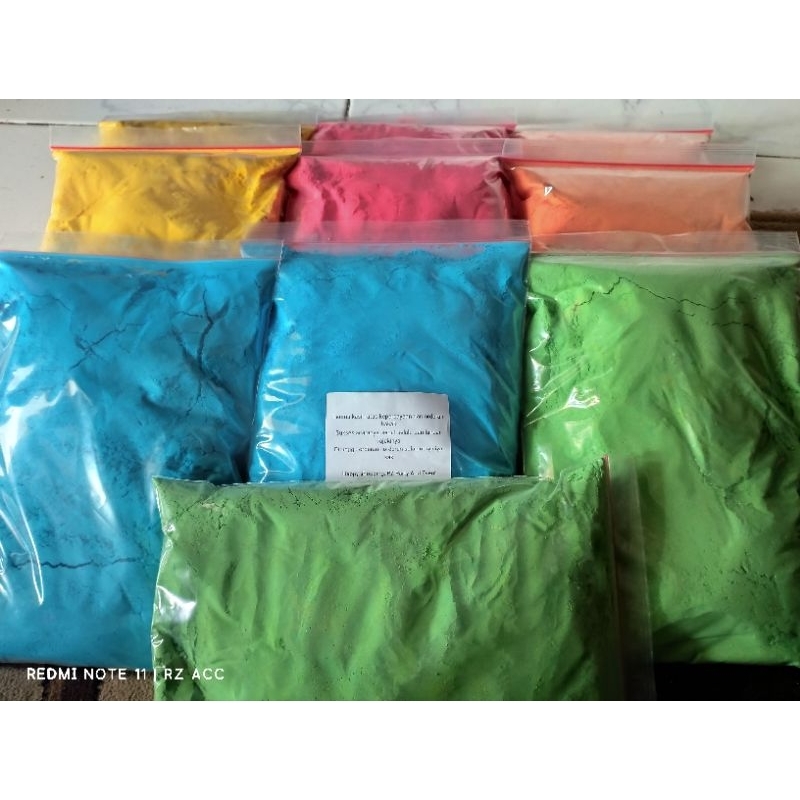 

holly powder 500gr kemasan klip / tepung warna / holi powder / tepung holi