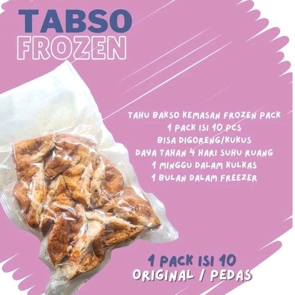 

Tahu Bakso Frozen Homemade isi 10 Pedas Original