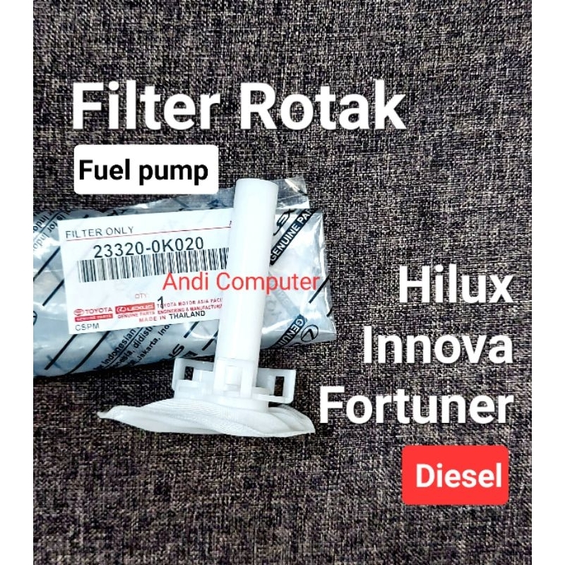 Filter Rotak Fuel pump innova Hilux Fortuner Diesel Disel Solar