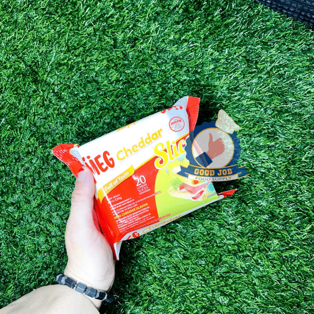 

MEG CHEESE Cheddar Slice 20 Lembar Halal │ Chedar.