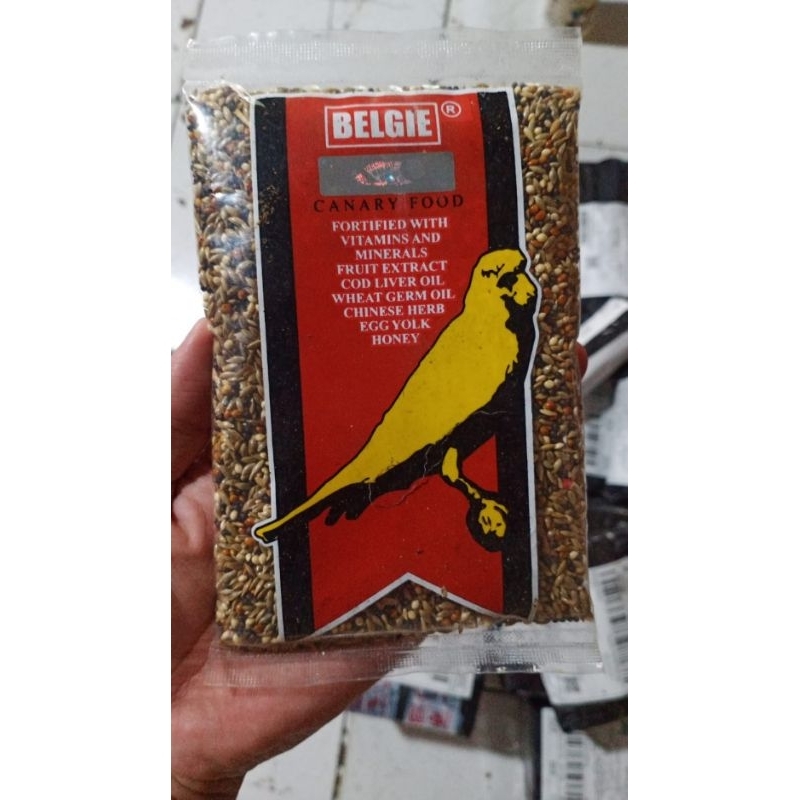 Belgie canary food pakan burung kenari belgi