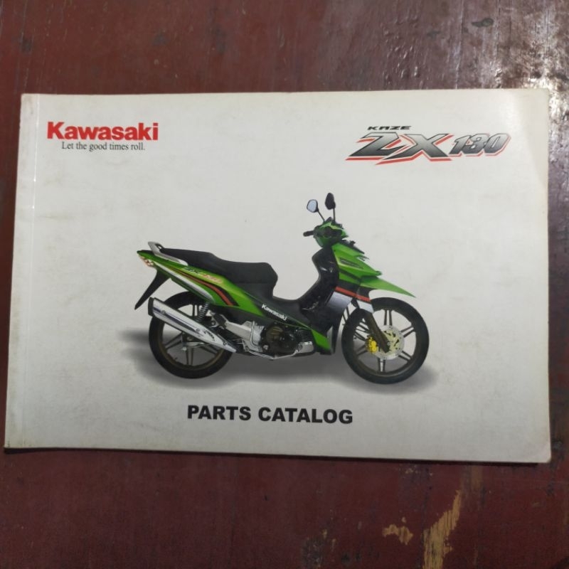 Buku Katalog Sparepart Kawasaki ZX 130 Tahun 2005 2006 Fotocopy