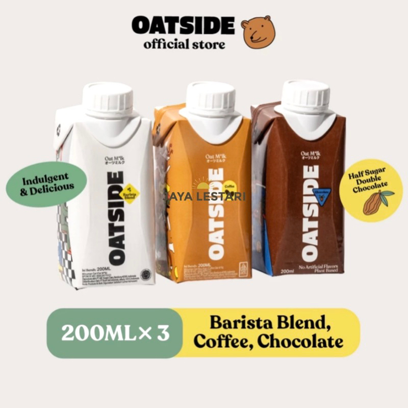 

Oatside Oat Milk Mini Cap (200ml) (5 Varian Rasa)