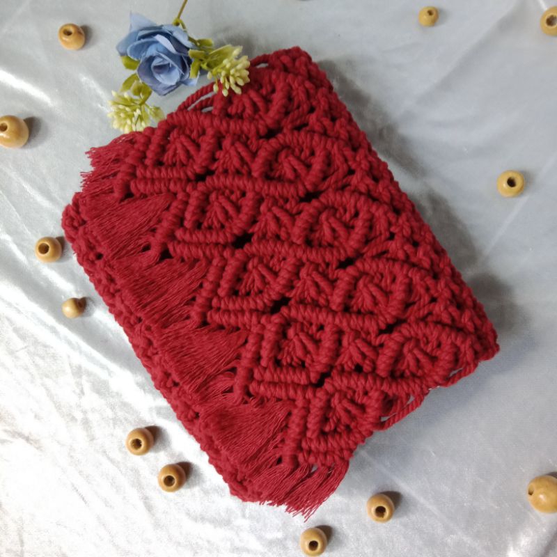 Macrame Cloude Sling Bag | Macrame Bag | Macrame Sling Bag