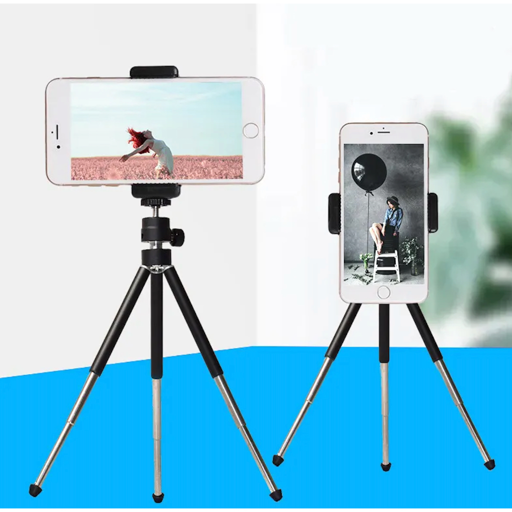 Tripod Mini Mount Phone Stand Ballhead Holder HP