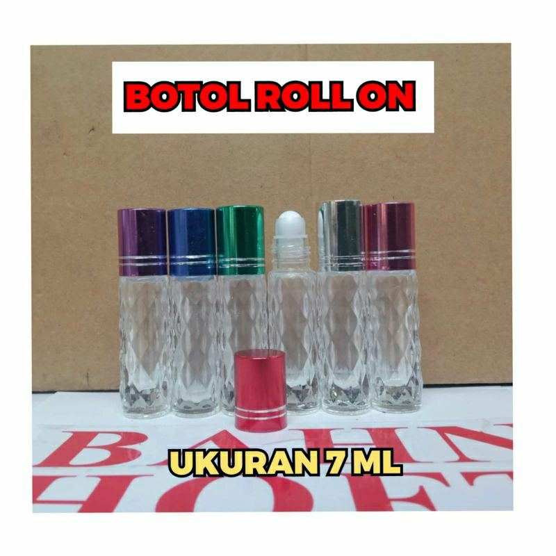 BOTOL ROLL ON 7ML  UNTUK ISI ULANG BIBIT PARFUM OLES
