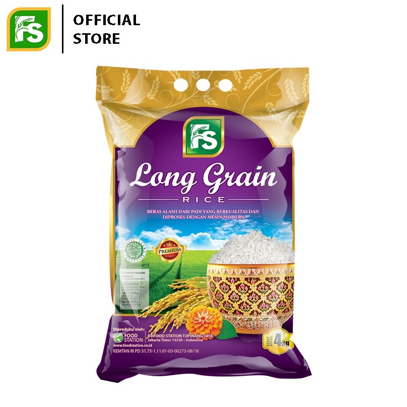 

ORIGINAL Food Station Beras Long Grain 4 Kg