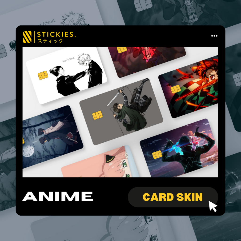 

Card Skin/Sticker Kartu "Anime" | high quality | vinyl | murah