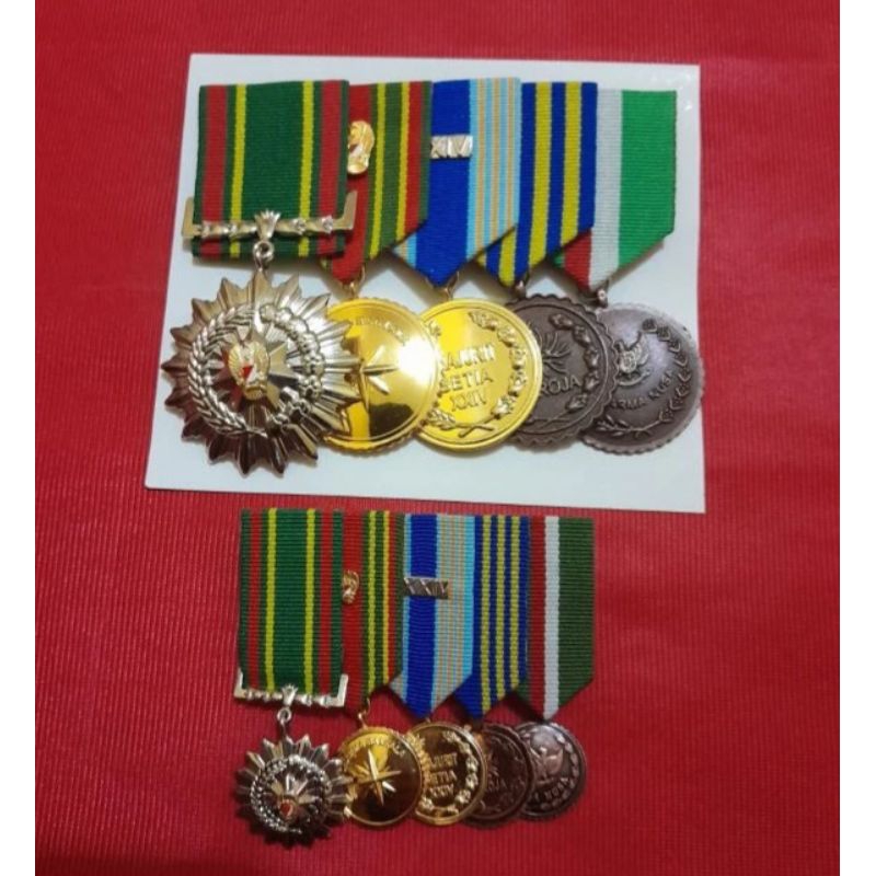 CUSTOM SATYA LENCANA PDU/MEDALI BESAR DAN KECIL (TNI, POLRI, PNS, PRAMUKA, MENWA DLL)