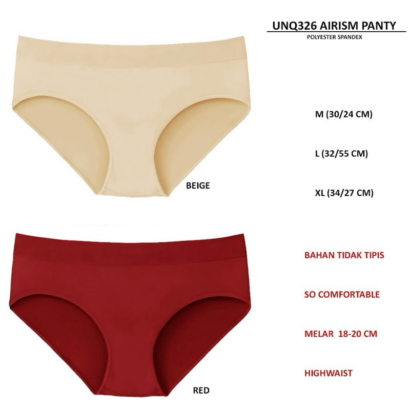 Celana Dalam Branded Wanita - UNQ 326 AIRM PANTY