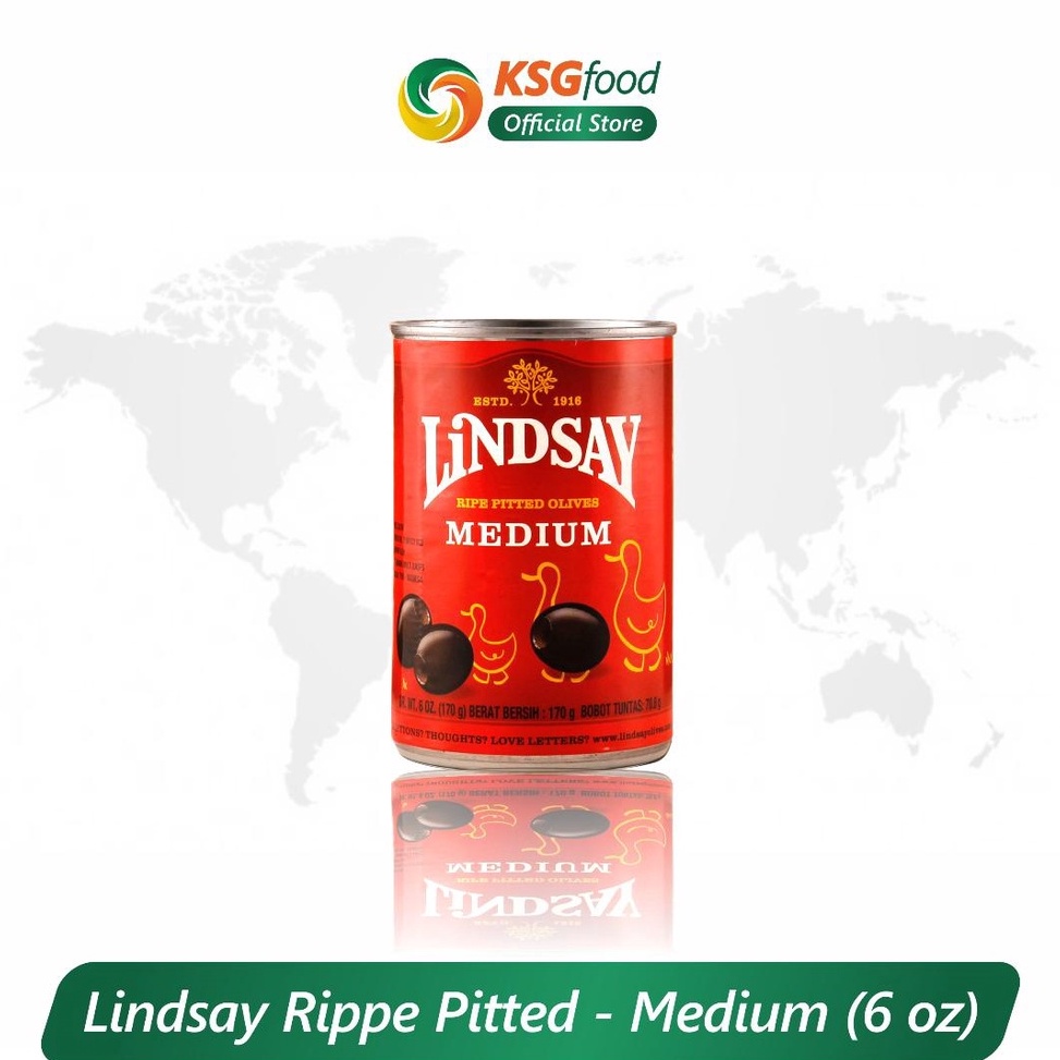 

READY STOK LINDSAY RIPE PITTED OLIVES MEDIUM