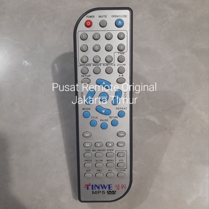 REMOTE REMOT DVD PLAYER TINWE MP5 ORIGINAL