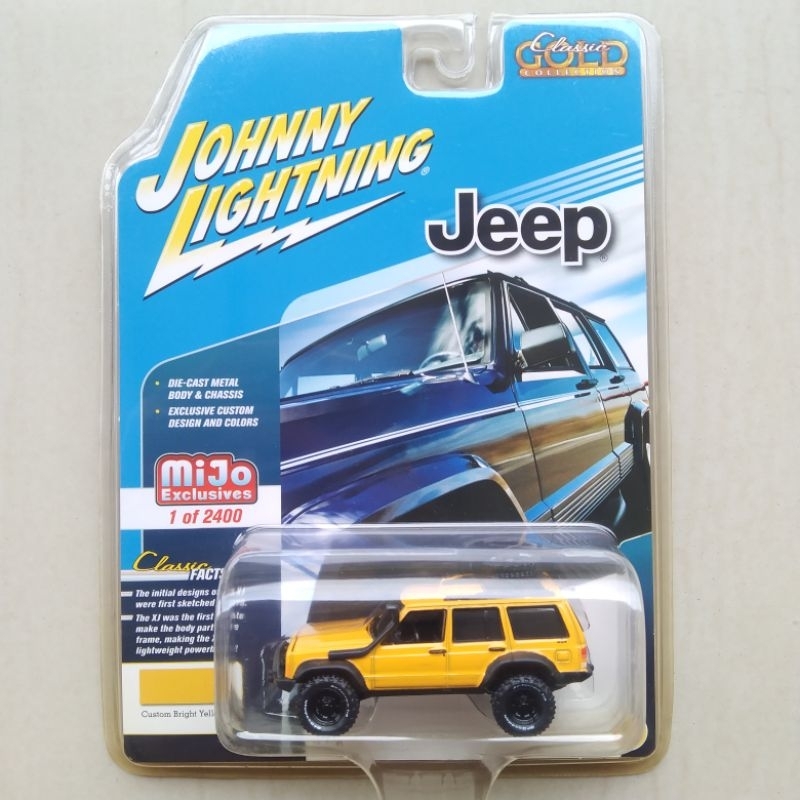 Johnny Lightning Jeep Cherokee Yellow Not Gulf