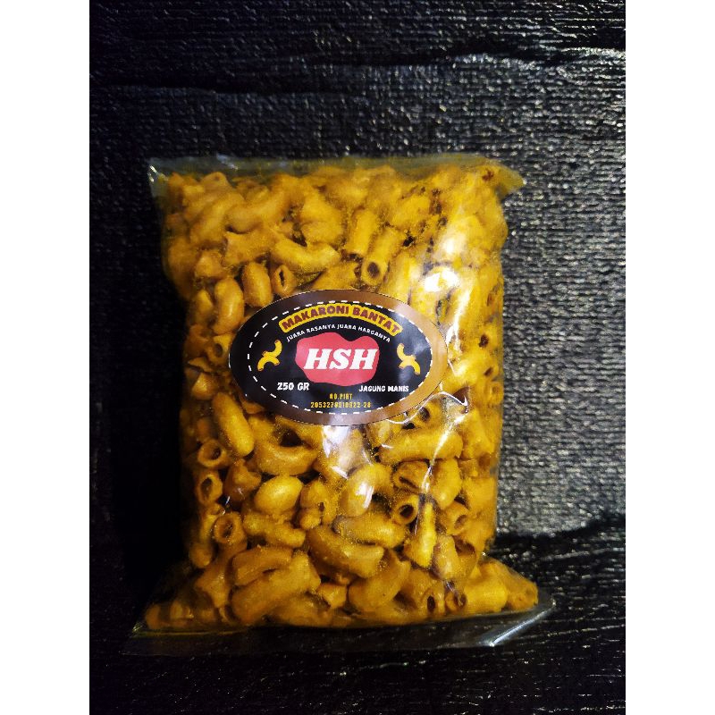 

(TERBARU) MAKARONI BANTAT HSH JAGUNG MANIS KEMASAN 250 GRAM