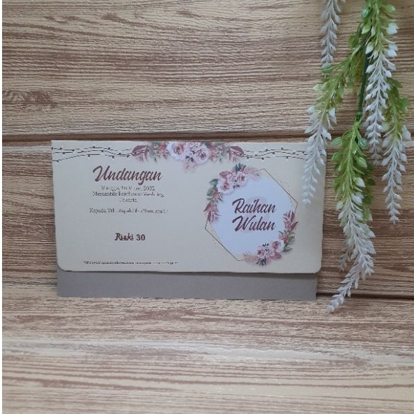 Blangko Undangan Rizki 30 Murah