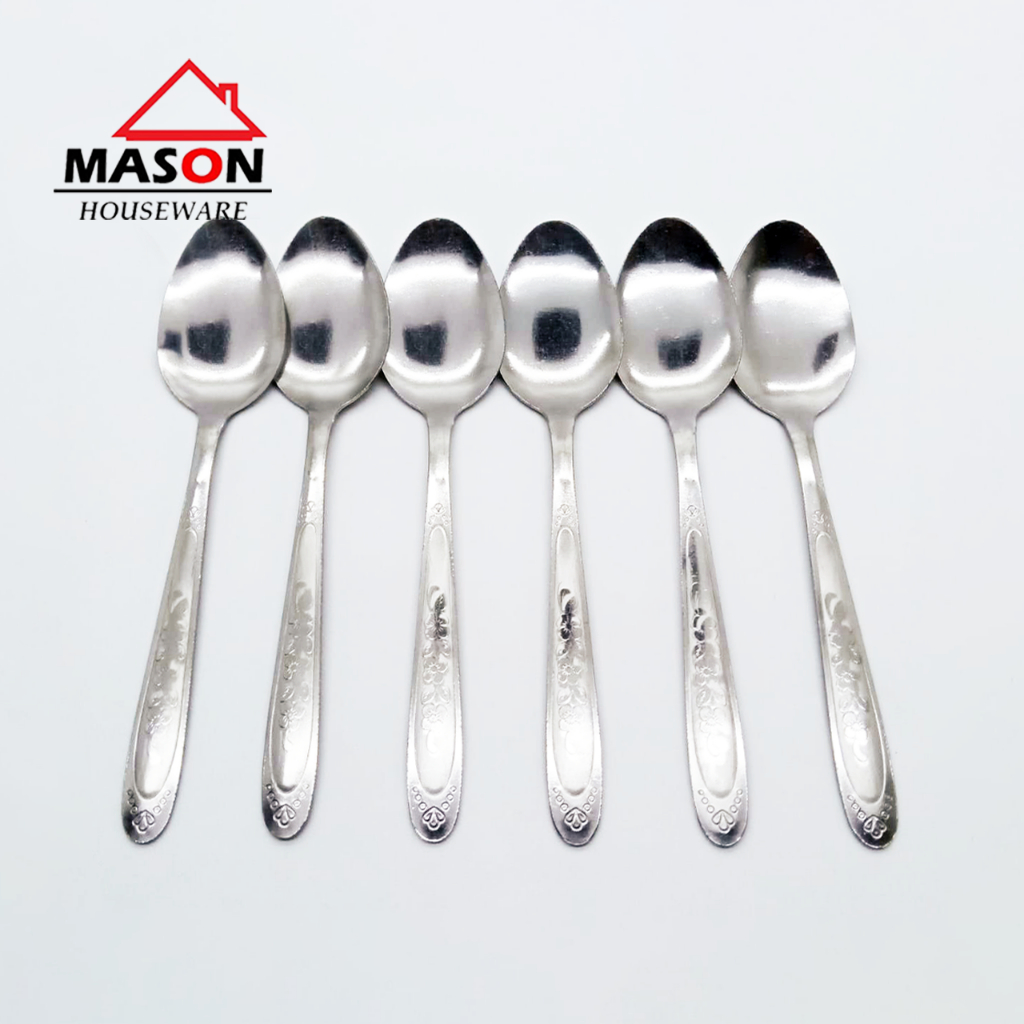 SENDOK MAKAN / SENDOK MOTIF / SENDOK SET / SENDOK STAINLESS STEEL Ukir Bunga