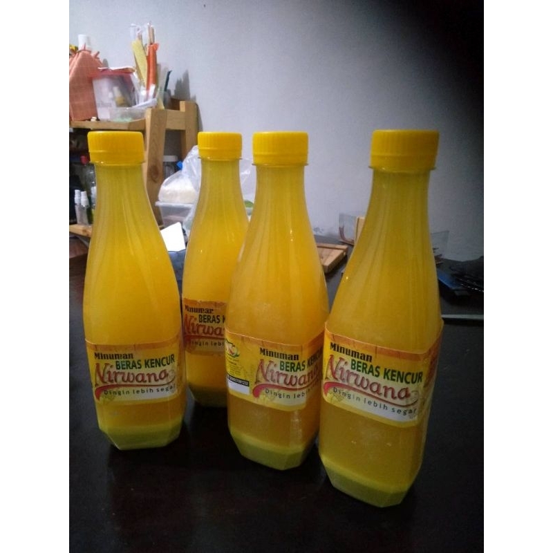 

BERAS KENCUR NIRWANA - MINUMAN KESEHATAN KHAS NGANJUK - KHAS JAWA TIMUR - ECERAN - 1 BOTOL