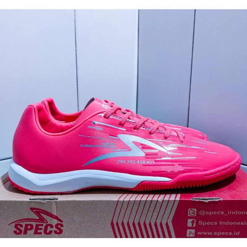 NEW TERPOPULER  SEPATU FUTSAL SPECS ACCELERATOR LIGHTSPEED REBORN METACRUSH PACK DIVA PINK / Sepatu 