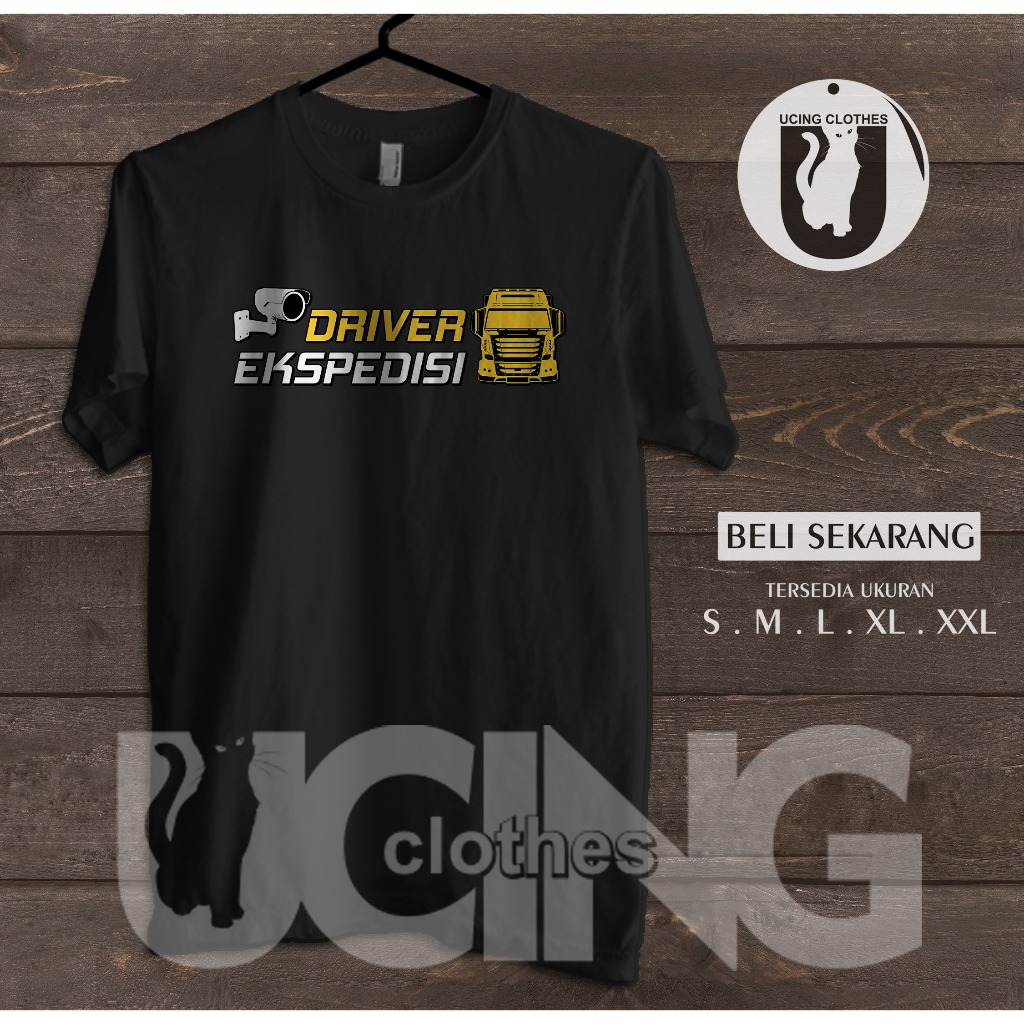 Kaos Baju Driver Ekspedisi CCTV Truck Kaos Distro