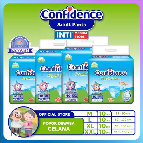 Celana Popok Dewasa Confidence Popok Dewasa Adult Premium Pants M L XL - Confidence Popok Celana Dew